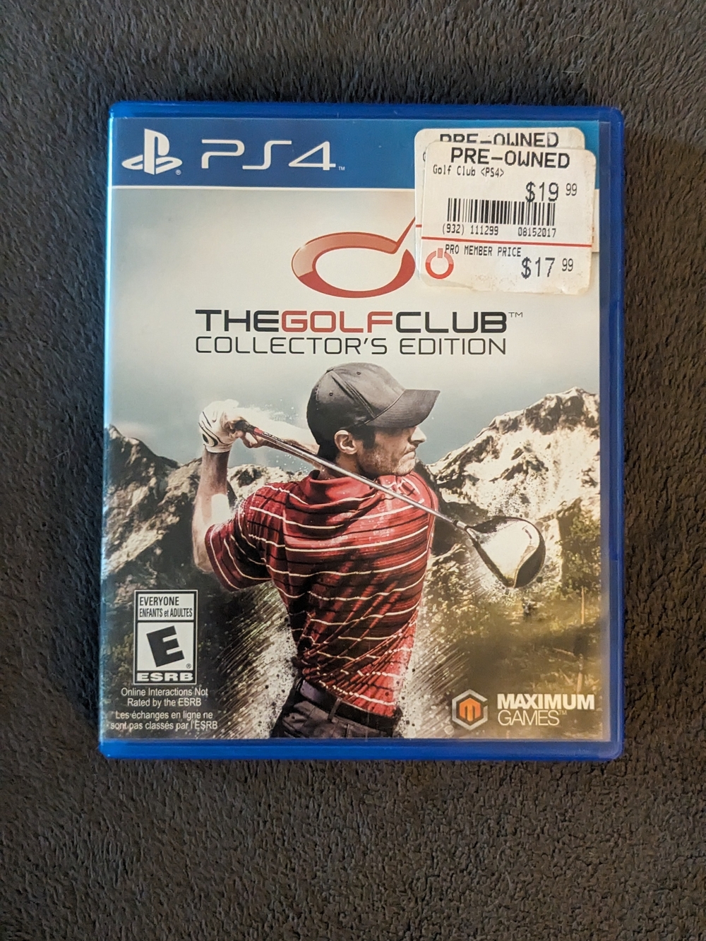 Sony PS4 The Golf Club Collector's Edition - Red & Blue